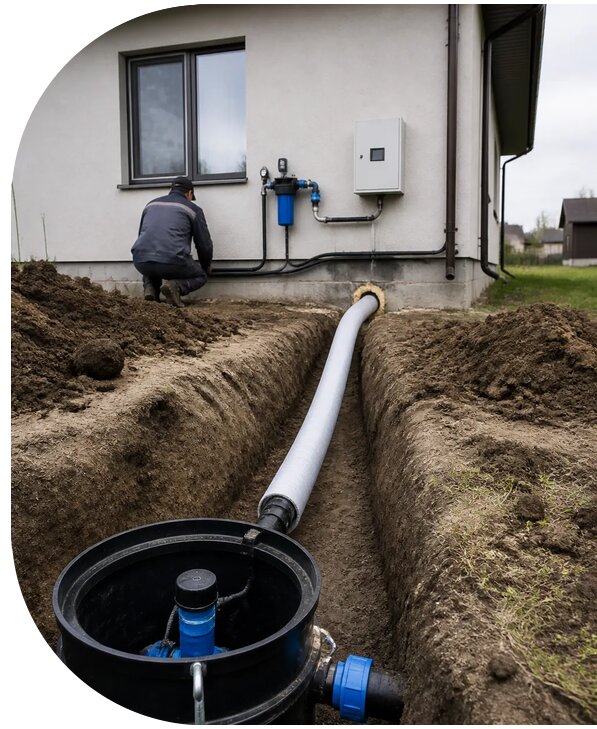 Подключение скважинного насоса в Елабуге от 35448 р. | АПаруса-Лбг